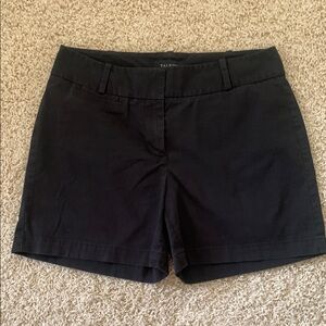Talbots Black Bermuda Shorts with Tailored Design